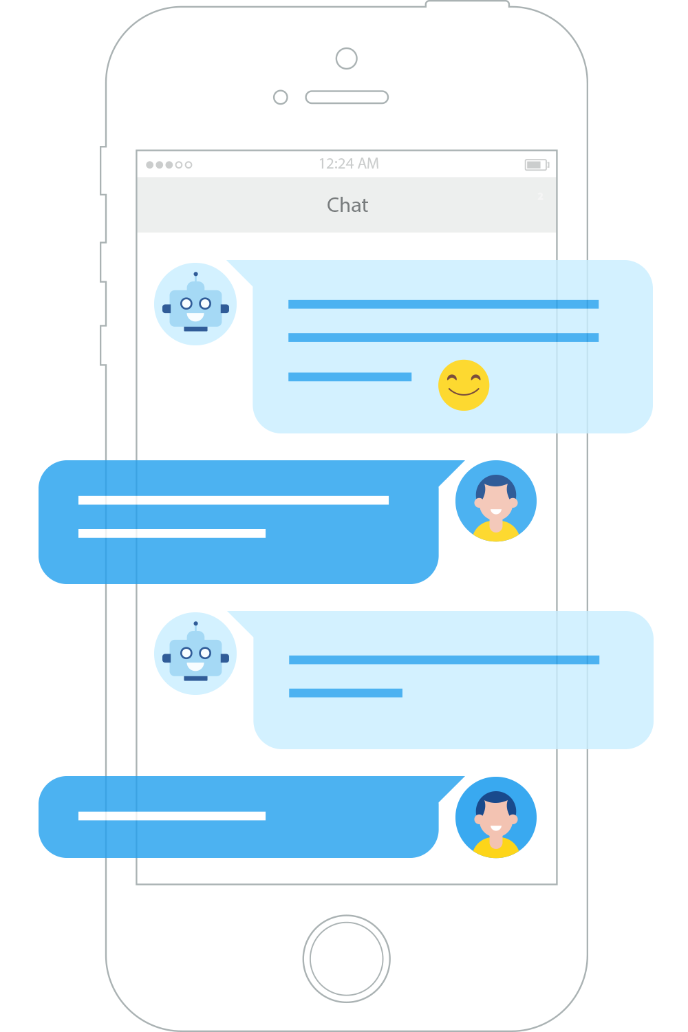 Immagine chatbot semplificato