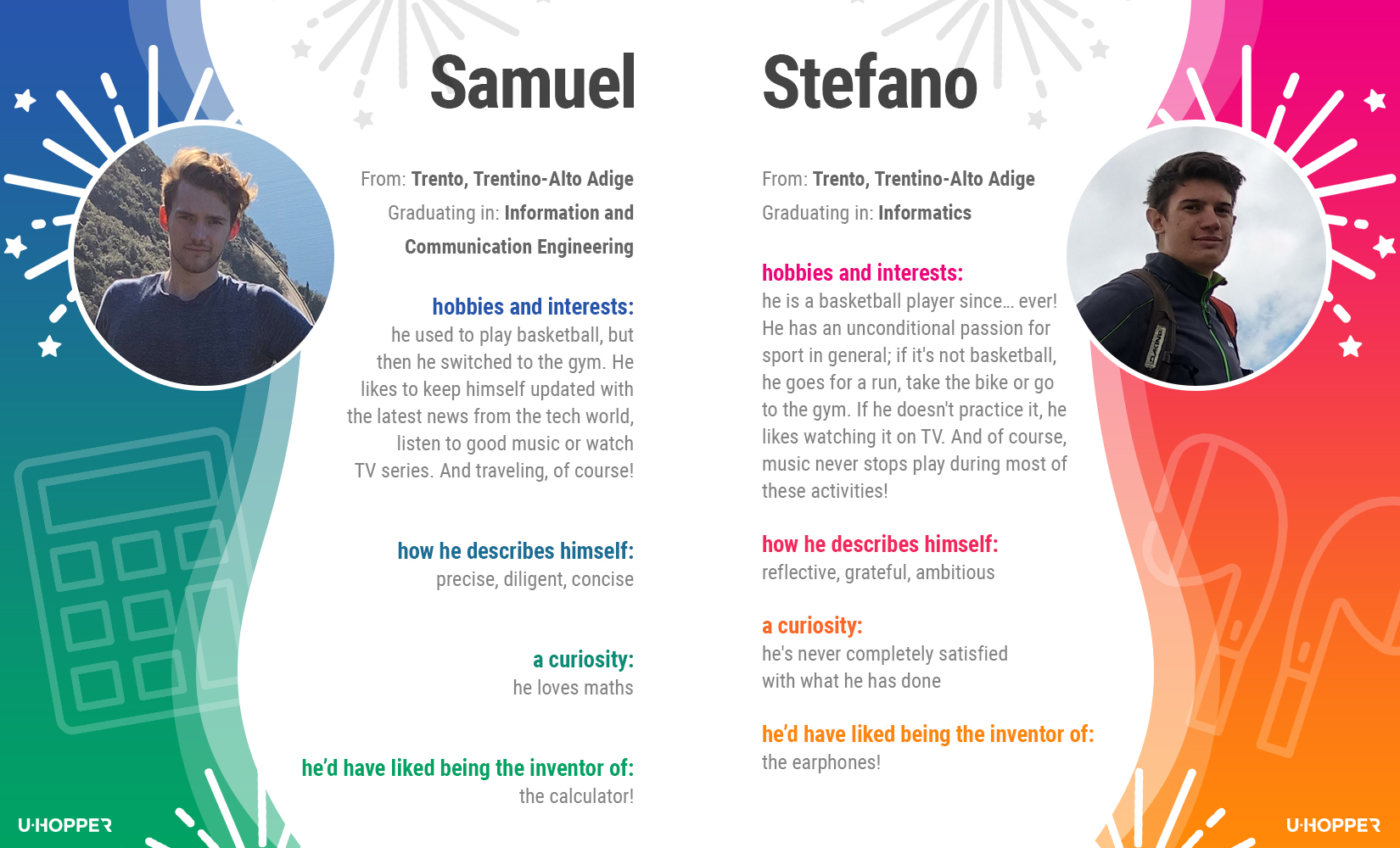 Samuel and Stefano